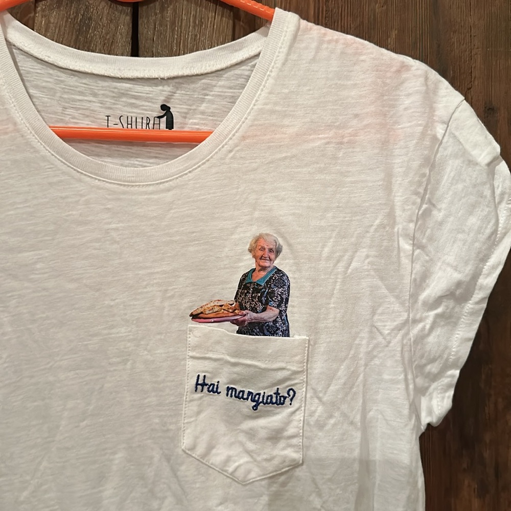 Italian Nonna White T-Shirt